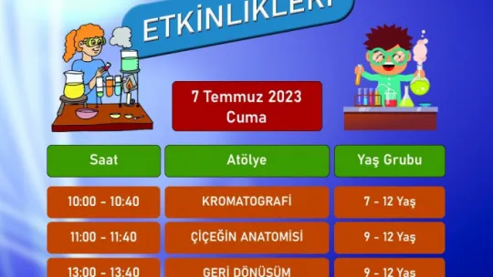 Kayseri Bilim Merkezi'nde 'Temmuz ayı etkinlikleri'