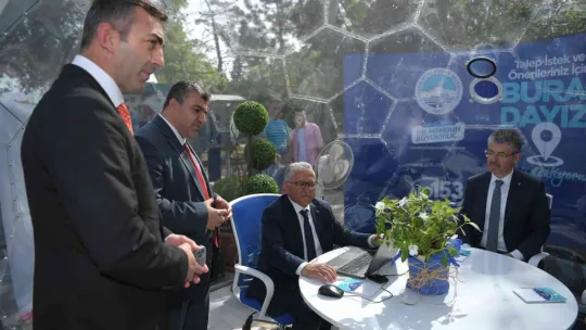 Kayseri Büyükşehir, 'iletişim küresi' ile hizmeti vatandaşın ayağına getirdi