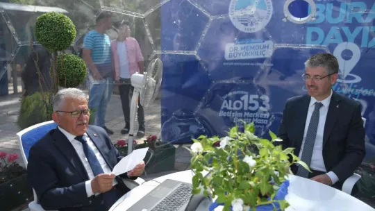 Kayseri Büyükşehir, 'iletişim küresi' ile hizmeti vatandaşın ayağına getirdi