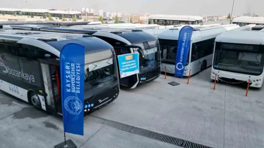 Kayseri Büyükşehir Belediyesi, çevre dostu ulaşıma yatırım yapıyor