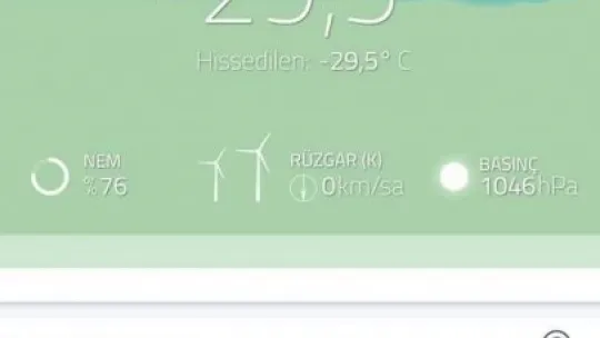 Kayseri buz tuttu