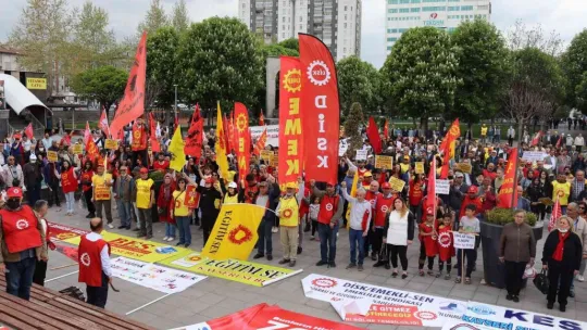 Kayseri'de 1 Mayıs kutlandı
