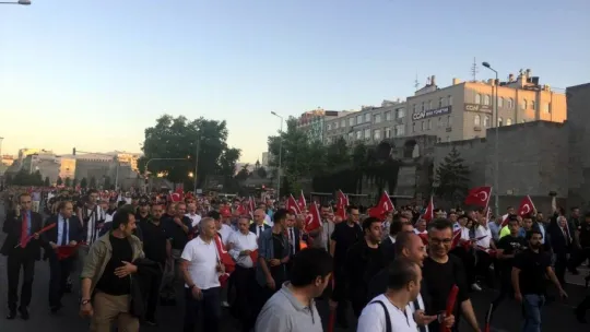 Kayseri'de 15 Temmuz coşkusu