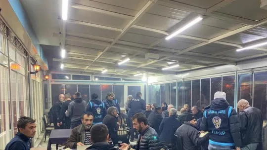 Kayseri'de 150 personelle huzur operasyonu
