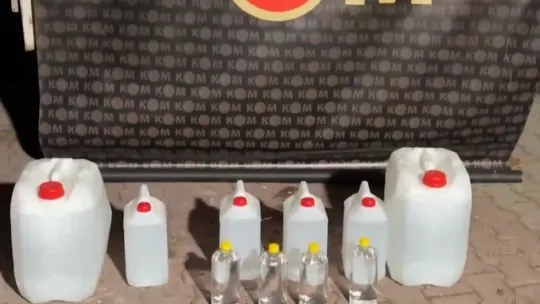 Kayseri'de 3 bin 848 litre kaçak etil alkol ele geçirildi