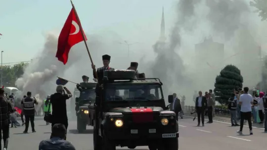 Kayseri'de 30 Ağustos coşkuyla kutlandı
