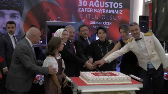 Kayseri'de 30 Ağustos Zafer Bayramı Resepsiyonu yapıldı
