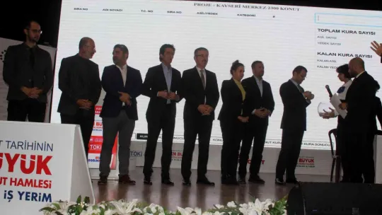 Kayseri'de 4 bin 585 konutun hak sahipleri belli oldu