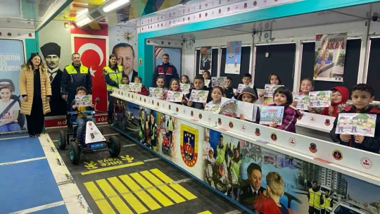 533 öğrenciye trafik güvenliği eğitimi verildi