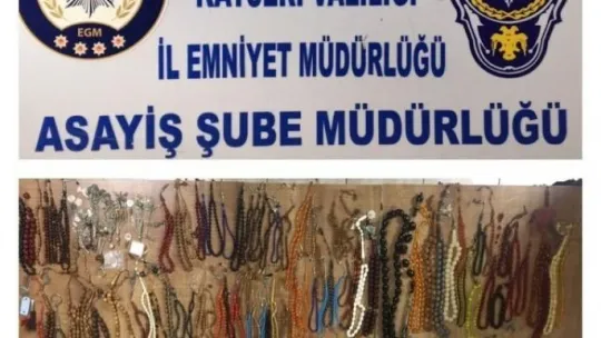 Kayseri'de 760 bin TL'lik hırsızlık operasyonu