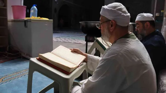 Kayseri'de 773 yıllık medresede itikafa girdiler