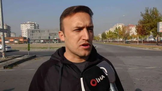 Kayseri'de ağlatan koşu