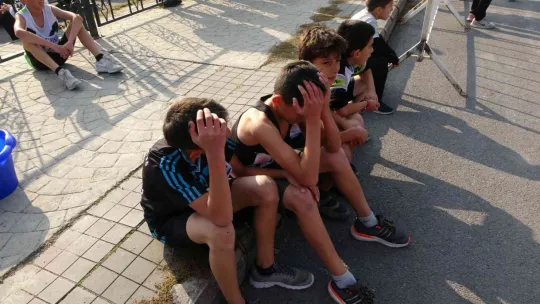 Kayseri'de ağlatan koşu