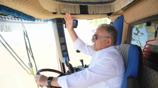 Kayseri'de aspir hasadı başladı