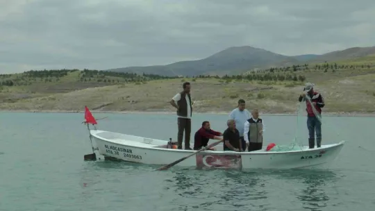 Kayseri'de balıkçılar 'vira bismillah' dedi
