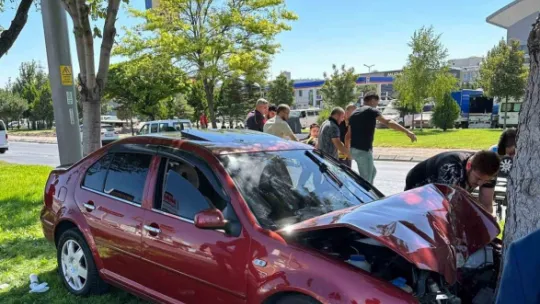 Kayseri'de bir garip kaza