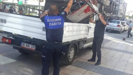 Kayseri'de çekçekli hurdacılara denetim