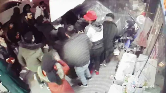 Kayseri'de dehşet anları kamerada