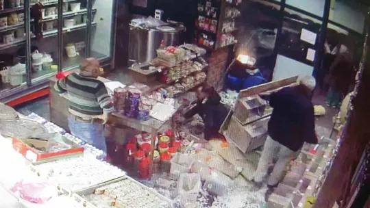 Kayseri'de dehşet anları kamerada