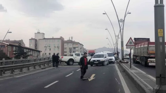 Kayseri'de facia gibi kaza: 4 yaralı