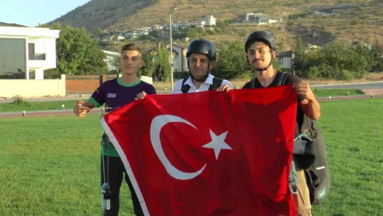 Kayseri'de gazilere 'havalı jest'