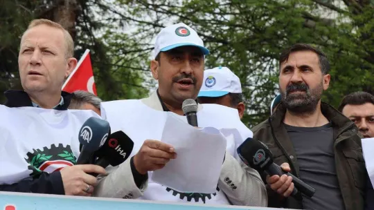 Kayseri'de Hak-İş'e bağlı sendikalarda 1 Mayıs coşkusu