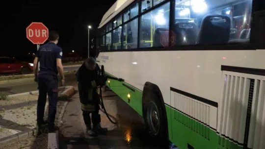 Kayseri'de halk otobüsünü kaçıran zihinsel engelli genç, ekipleri harekete geçirdi