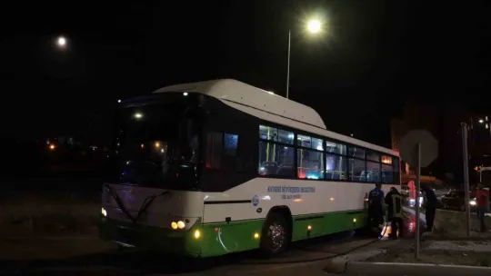 Kayseri'de halk otobüsünü kaçıran zihinsel engelli genç, ekipleri harekete geçirdi