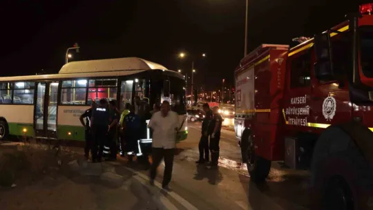 Kayseri'de halk otobüsünü kaçıran zihinsel engelli genç, ekipleri harekete geçirdi