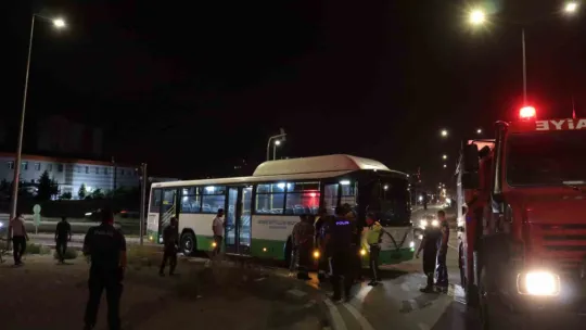 Kayseri'de halk otobüsünü kaçıran zihinsel engelli genç, ekipleri harekete geçirdi