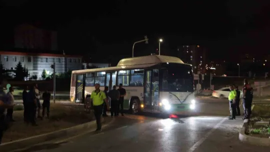 Kayseri'de halk otobüsünü kaçıran zihinsel engelli genç, ekipleri harekete geçirdi