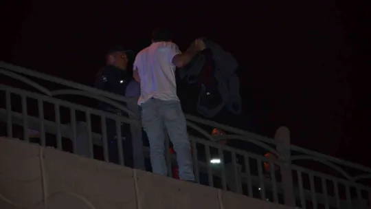Kayseri'de intihara kalkışan şahsı polis ikna etti