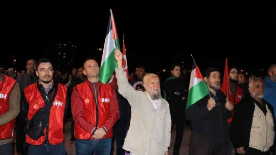 Kayseri'de Kudüs'e destek için araç konvoyu düzenlendi