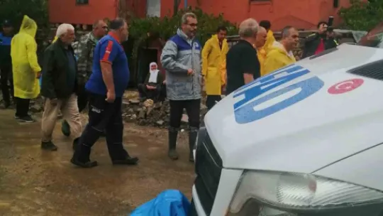 Kayseri'de sağanak yağış sele neden oldu