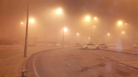 Kayseri'de sis etkili oldu: Görüş mesafesi 5 metre düştü