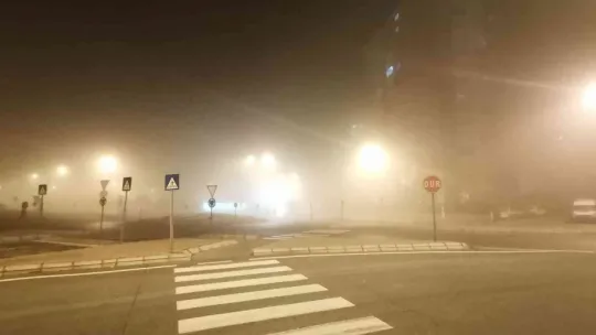 Kayseri'de sis etkili oldu: Görüş mesafesi 5 metre düştü