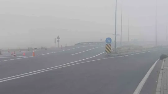 Kayseri'de sis etkili oldu