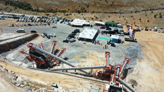 Kayseri'de tek, Türkiye'de sayılı olan konkasör tesisi açıldı