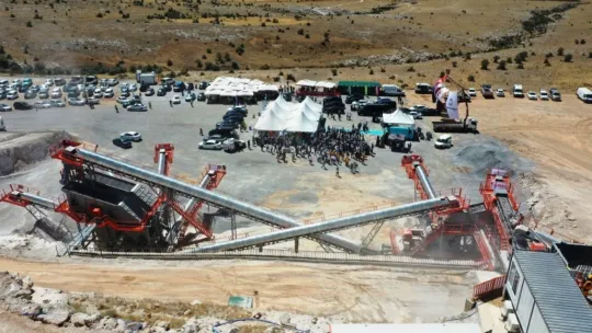 Kayseri'de tek, Türkiye'de sayılı olan konkasör tesisi açıldı