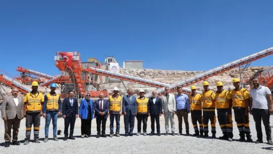 Kayseri'de tek, Türkiye'de sayılı olan konkasör tesisi açıldı