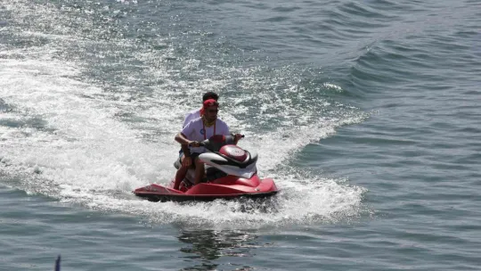 Kayseri'de Türkiye Su Jeti ve Flyboard Şampiyonası heyecanı başladı