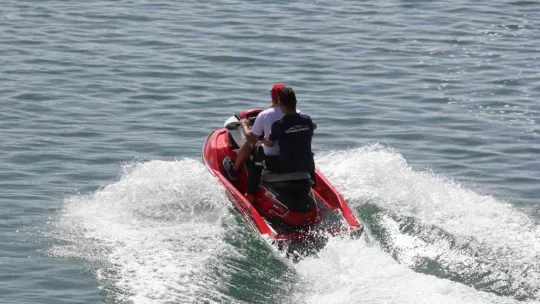 Kayseri'de Türkiye Su Jeti ve Flyboard Şampiyonası heyecanı başladı