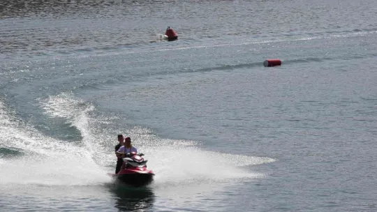 Kayseri'de Türkiye Su Jeti ve Flyboard Şampiyonası heyecanı başladı