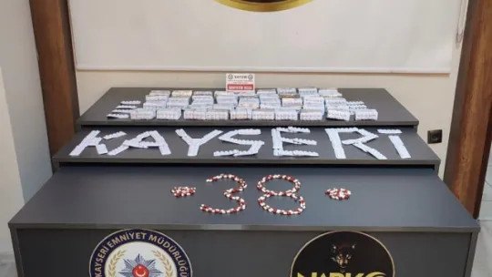 Kayseri'de uyuşturucu operasyonu: 9 gözaltı