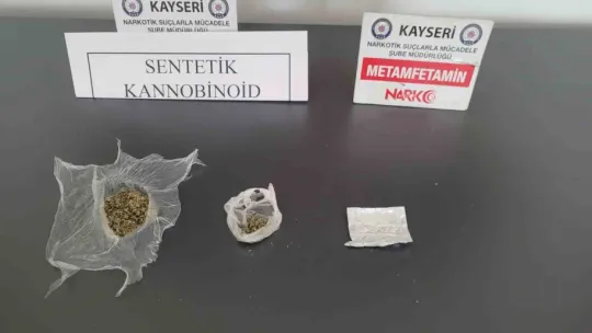Kayseri'de uyuşturucu operasyonu: 4 gözaltı