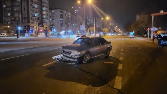 Kayseri'de zincirleme kaza: 1 yaralı