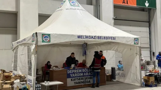 Kayseri'den afet bölgesi için yardım seferberliği