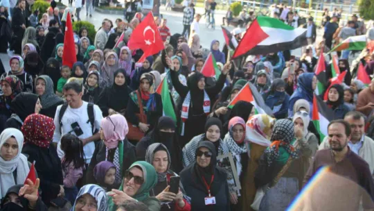 Kayseri'den İsrail'e tepki, Filistin'e dua