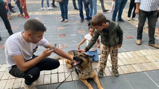 Kayseri emniyeti hayvanları unutmadı