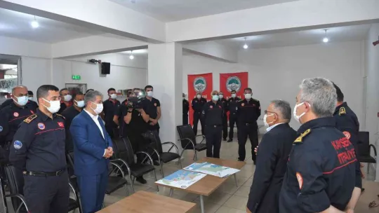 Kayseri itfaiyesine dünya standartlarında ekipman desteği